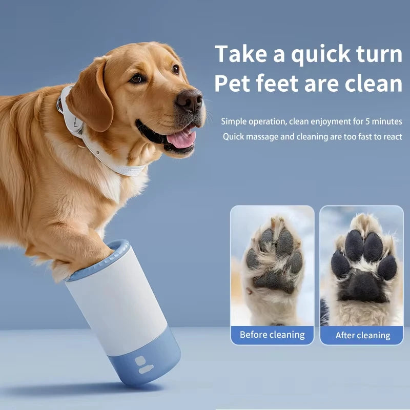 Electric Paw Washer — Automatic Waterproof Foot Cleaner for Dogs
