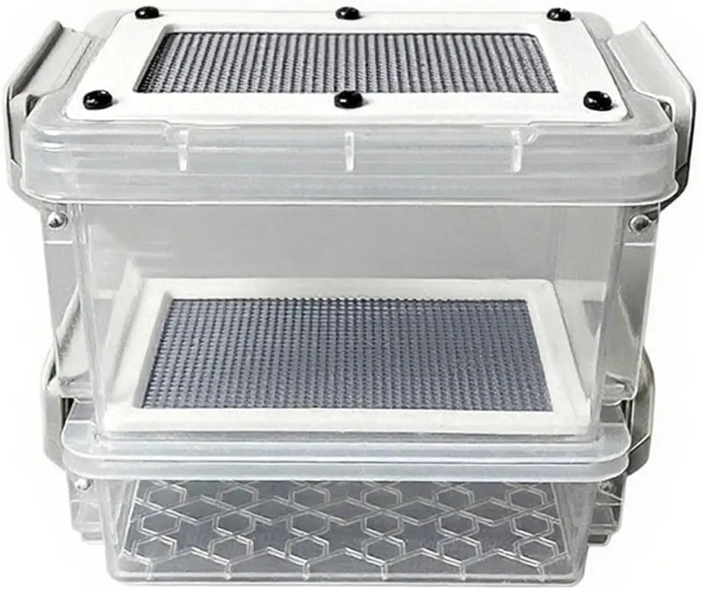 Acrylic Reptile Feeding Box — Clear Feeder Storage for Lizards & Chameleons