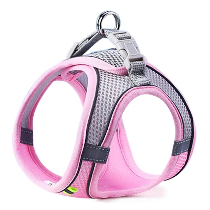 Reflective Chest Harness Set — Breathable Rope Vest for Dogs & Cats