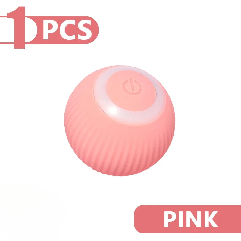 Electronic Rolling Cat Ball — Smart Automatic Indoor Teaser Toy