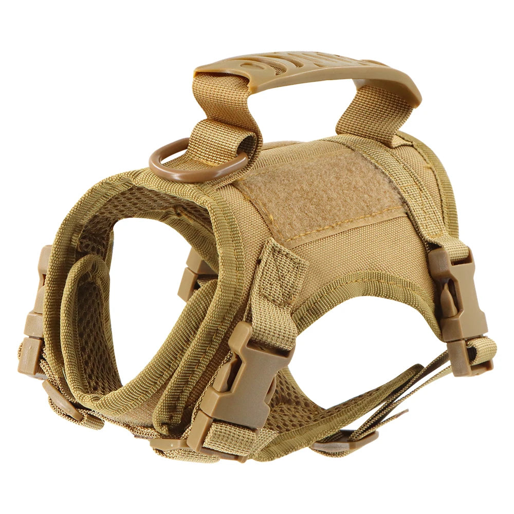Tactical Cat & Dog Harness — Escape-Proof Vest with Control Handle