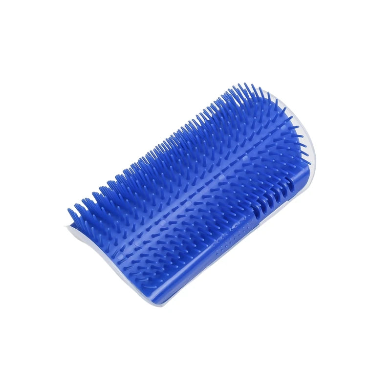 Self-Grooming Cat Scratcher Brush — Wall-Mounted Massage Comb for Shedding