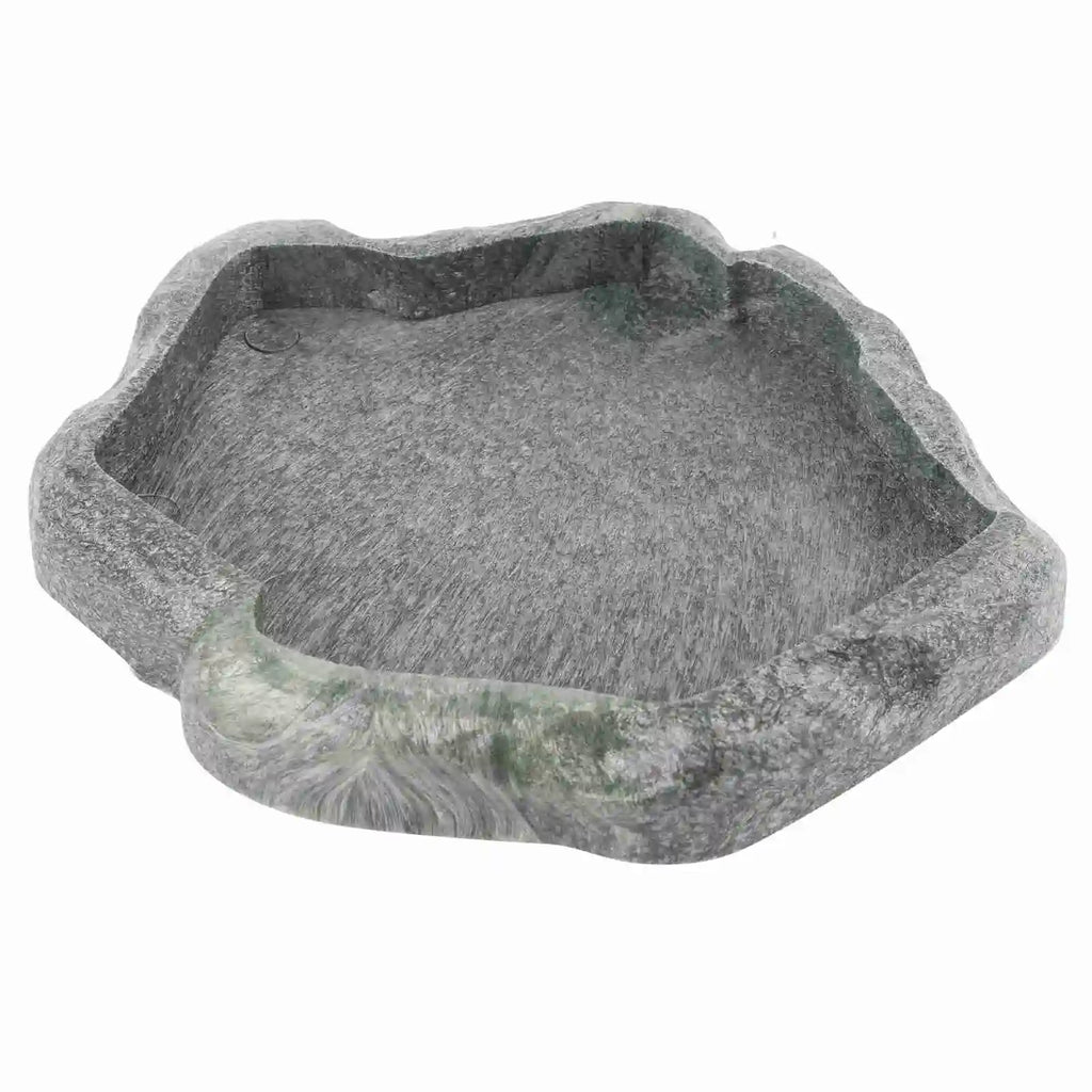 Reptile Rock Feeder Bowl — ABS Resin Food & Water Dish for Tortoises & Lizards