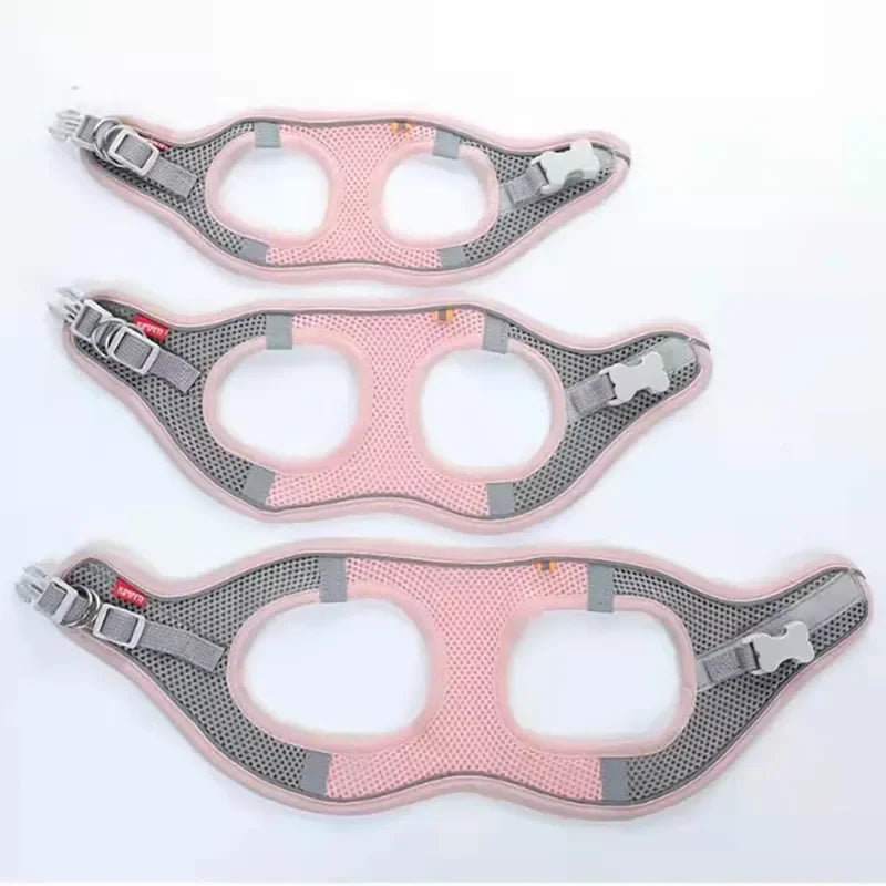 Reflective Chest Harness Set — Breathable Rope Vest for Dogs & Cats