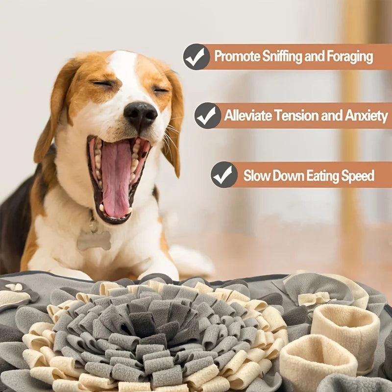 Dog Sniffing Mat — Foraging Slow Feeder Training Mat