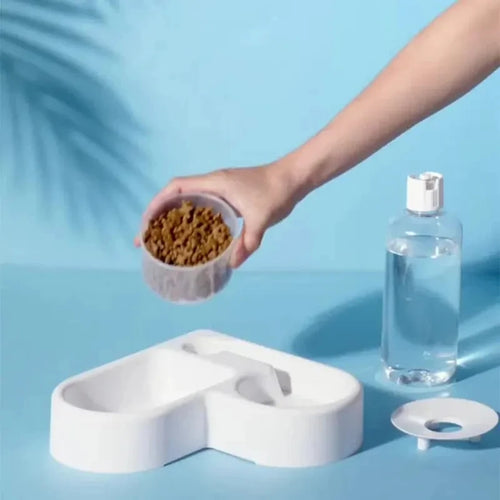 Automatic Pet Bowl — Moisture-Proof Dual-Use Feeding & Water Bowl for Cats & Dogs