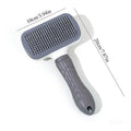 One-Click Hair Removal Comb — Bent Needle Slicker Brush for Dogs & Cats