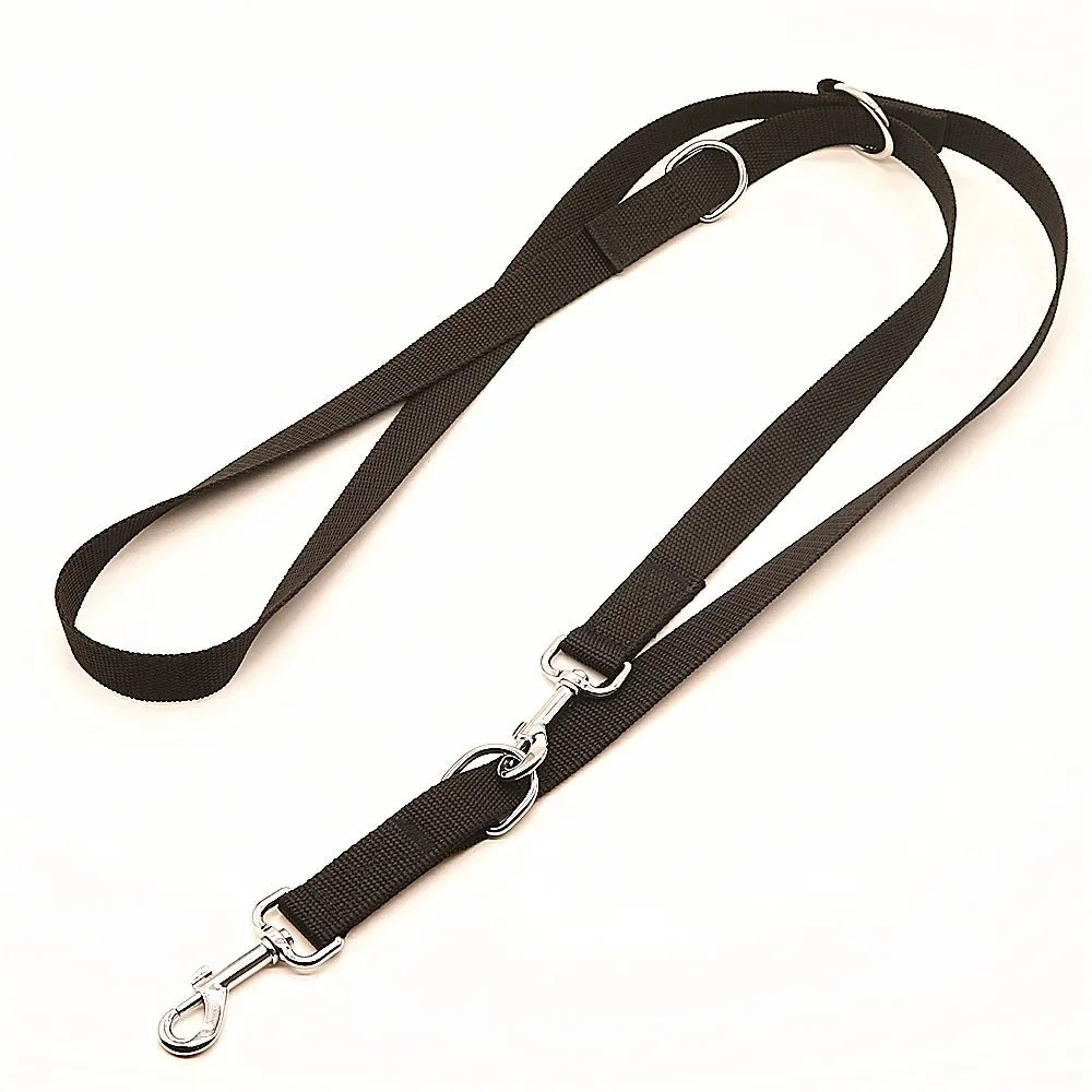 Double-Ended Training Leash — Adjustable Chain-Style Dog Lead