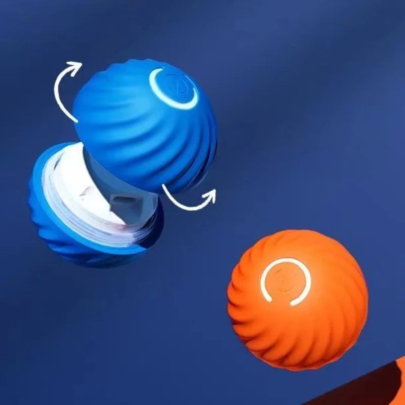 Smart Jumping Dog Ball — USB Rechargeable Rotating Chew Toy