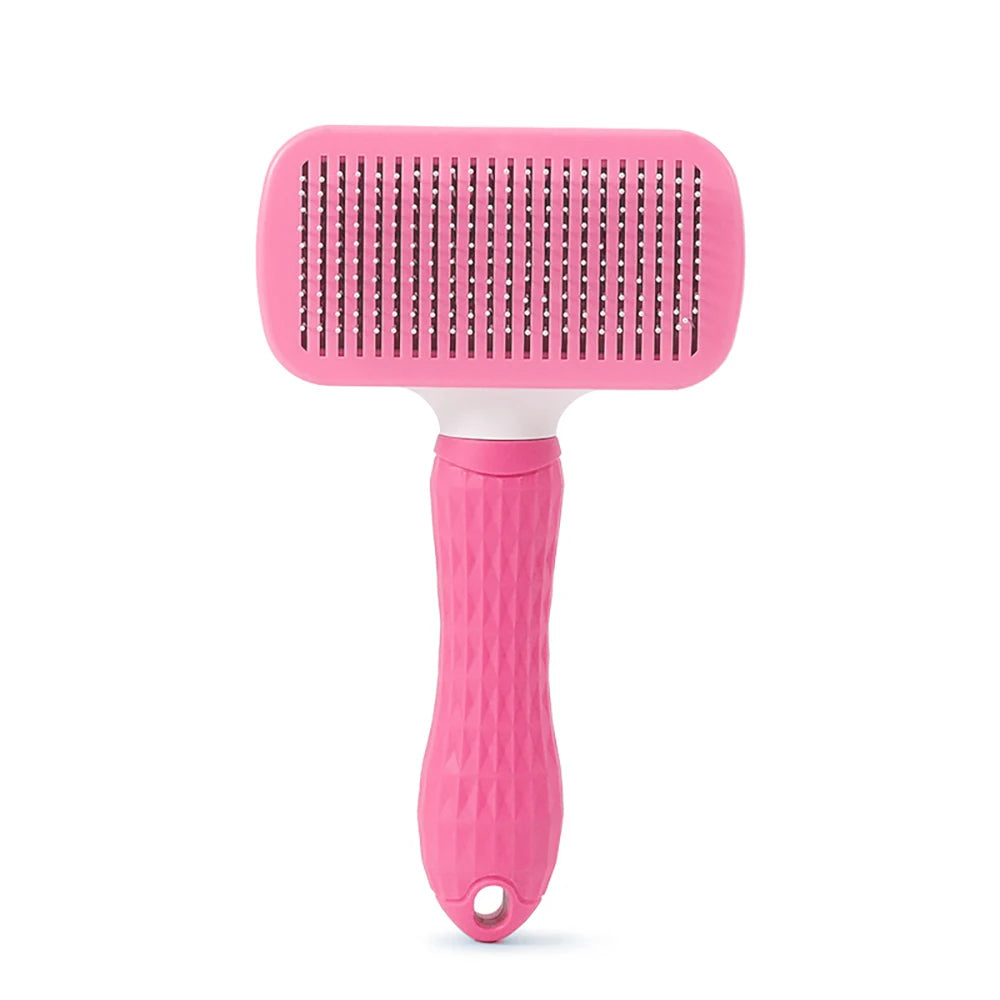 Pet Hair Remover Comb — Detangling Brush for Dogs, Cats & Puppies