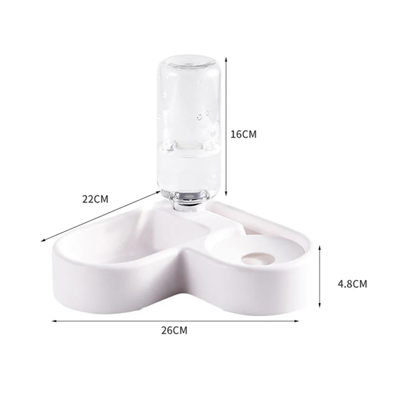 Automatic Pet Bowl — Moisture-Proof Dual-Use Feeding & Water Bowl for Cats & Dogs