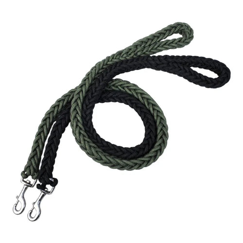 Braided Dog Training Leash — Strong Durable Leash for Large Dogs