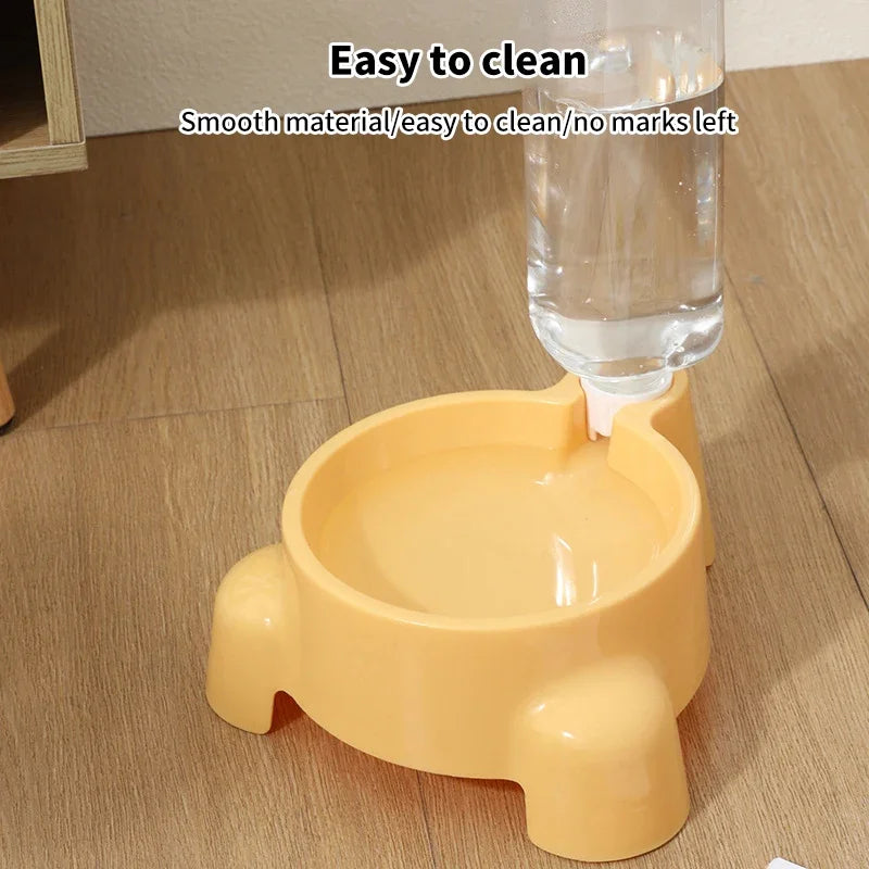 Automatic Pet Water Dispenser — Single Bowl Gravity Waterer for Cats & Dogs