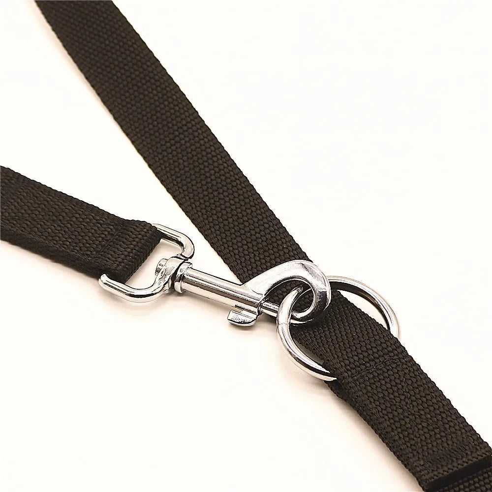 Double-Ended Training Leash — Adjustable Chain-Style Dog Lead