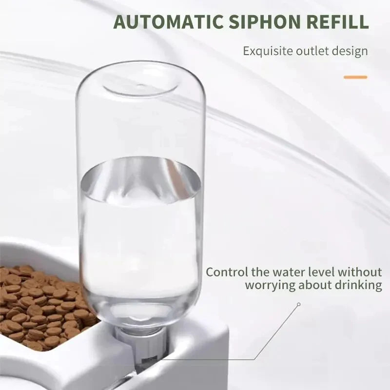 Automatic Pet Bowl — Moisture-Proof Dual-Use Feeding & Water Bowl for Cats & Dogs