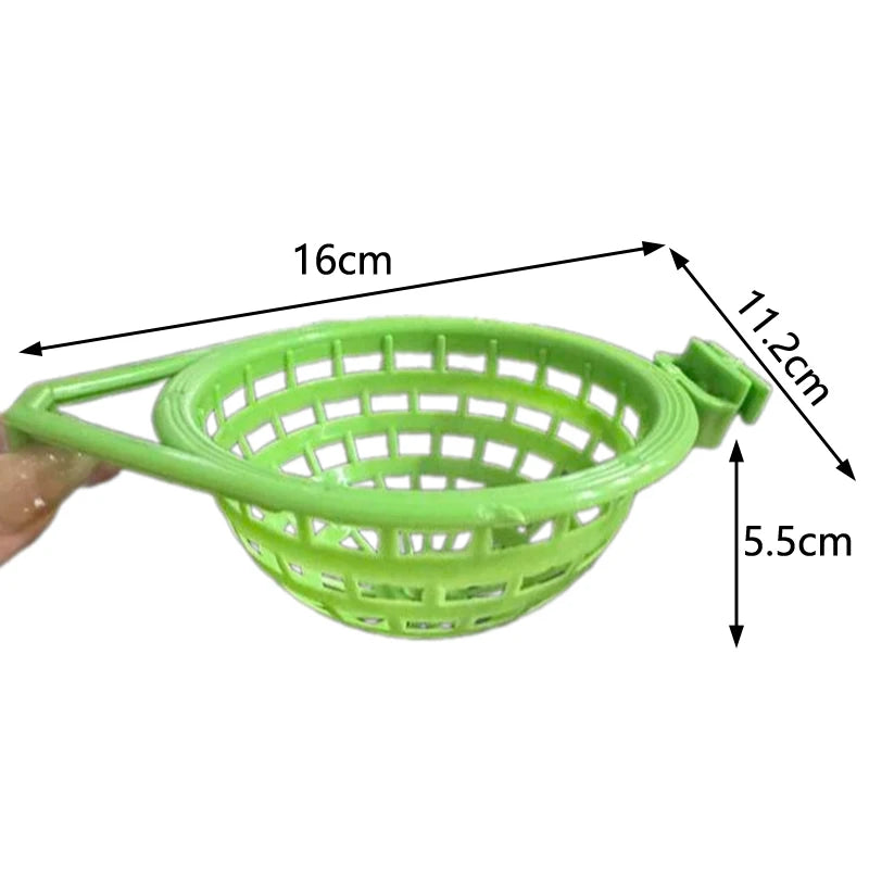 Canary Hatching Nest — Plastic Egg Nest Pan for Bird Cages, Breeding Supplies