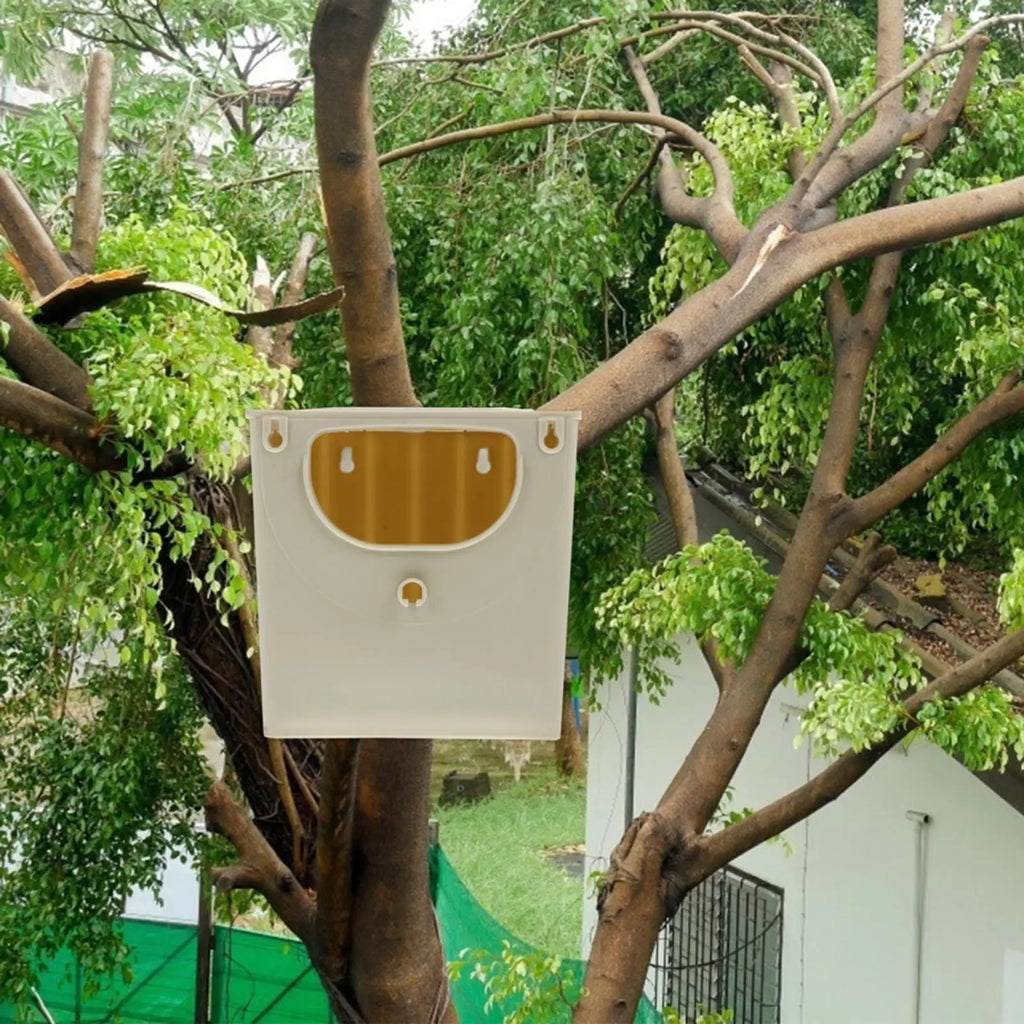 Hanging Bird Breeding Box — Wooden Nest House for Budgerigars & Cockatiels