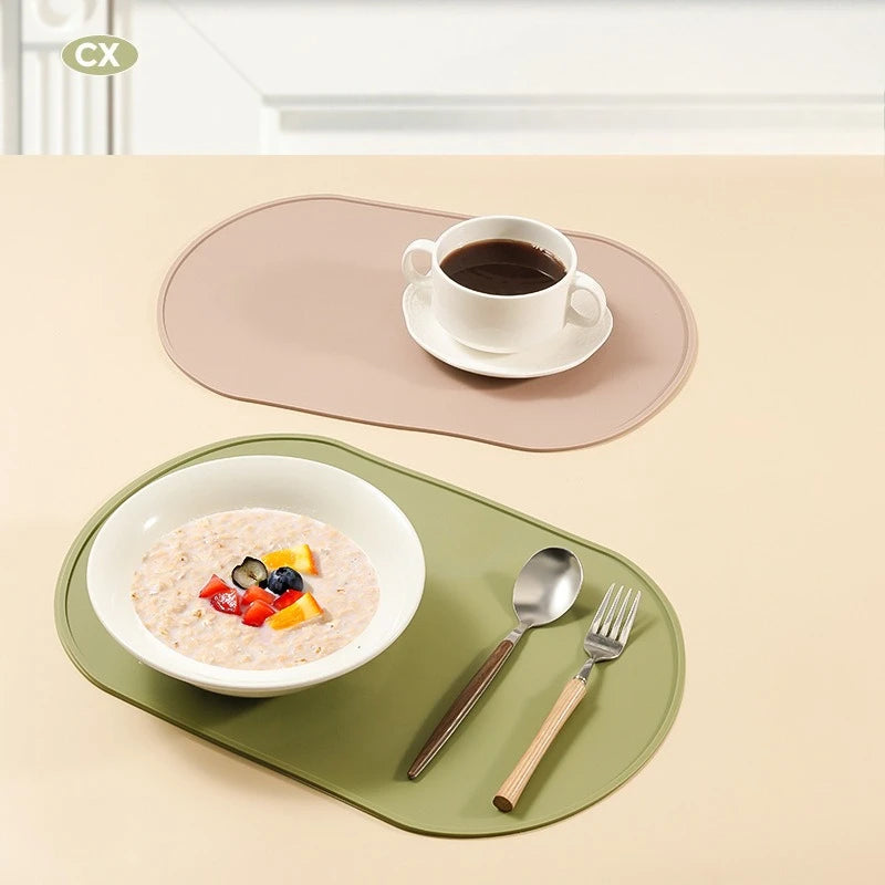 Non-Slip Waterproof Cat Feeding Mat — Placemat for Cat & Dog Bowls
