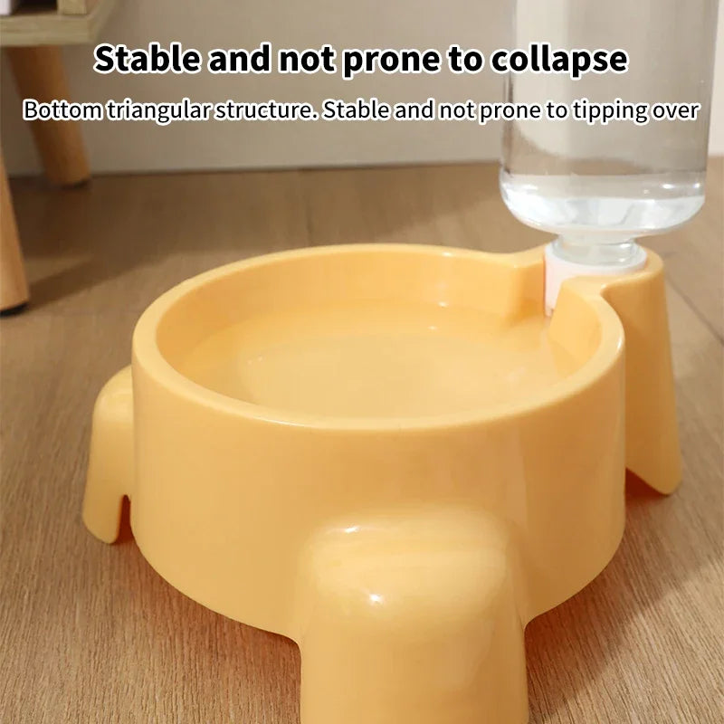 Automatic Pet Water Dispenser — Single Bowl Gravity Waterer for Cats & Dogs