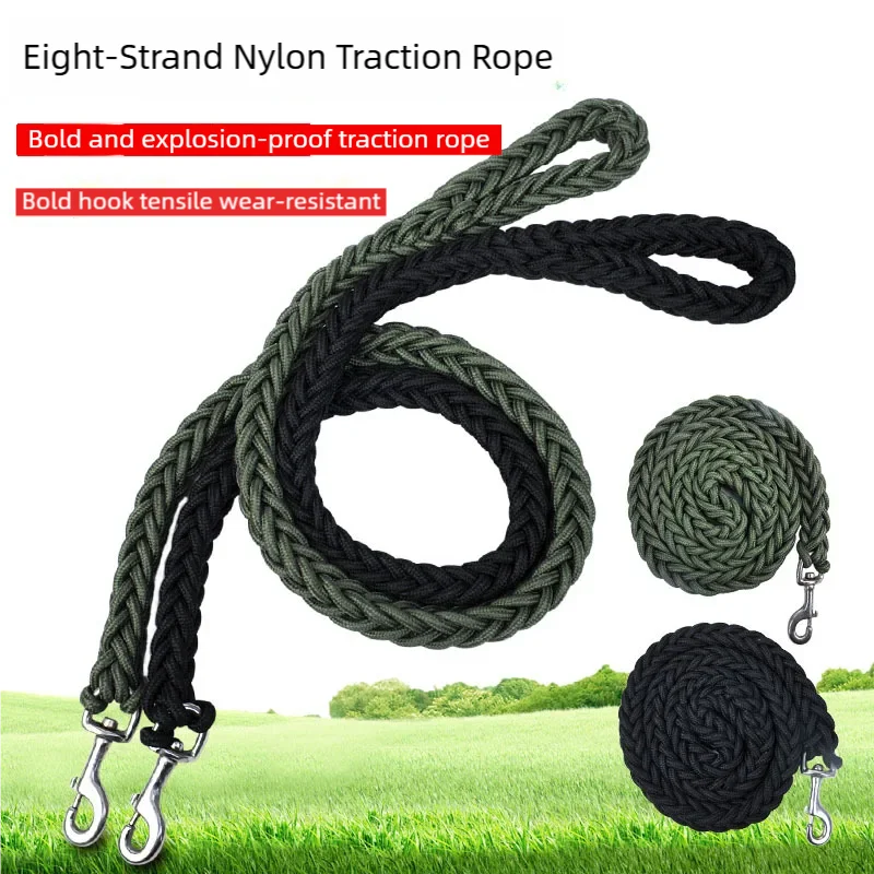 Braided Dog Training Leash — Strong Durable Leash for Large Dogs
