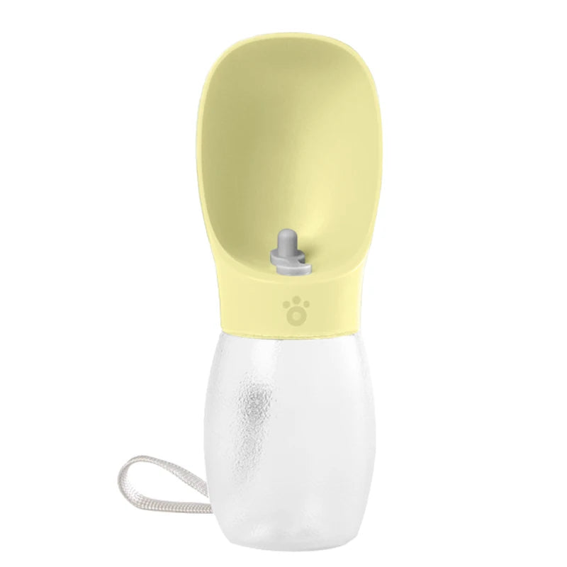 Portable Pet Water Bottle — 300ML Travel Drinking Bowl for Dogs & Cats
