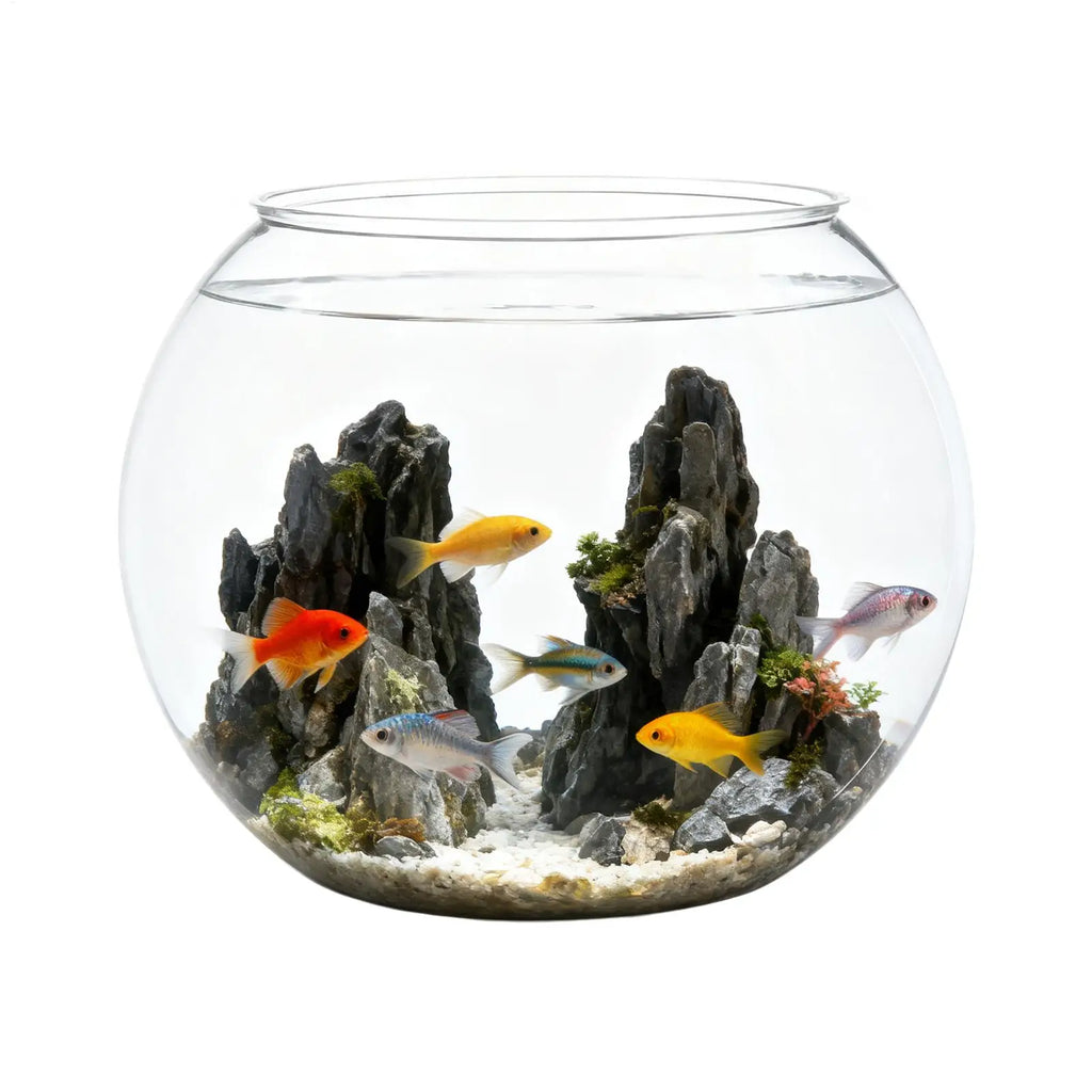 Bubble Fish Bowl — Space-Saving Aquarium Bowl for Table Centerpieces