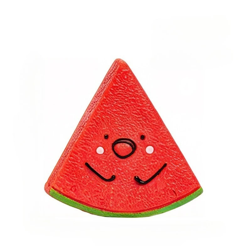Latex Fruit Chew Toy — Squeaky Bite-Resistant Toy for Puppies & Small Dogs