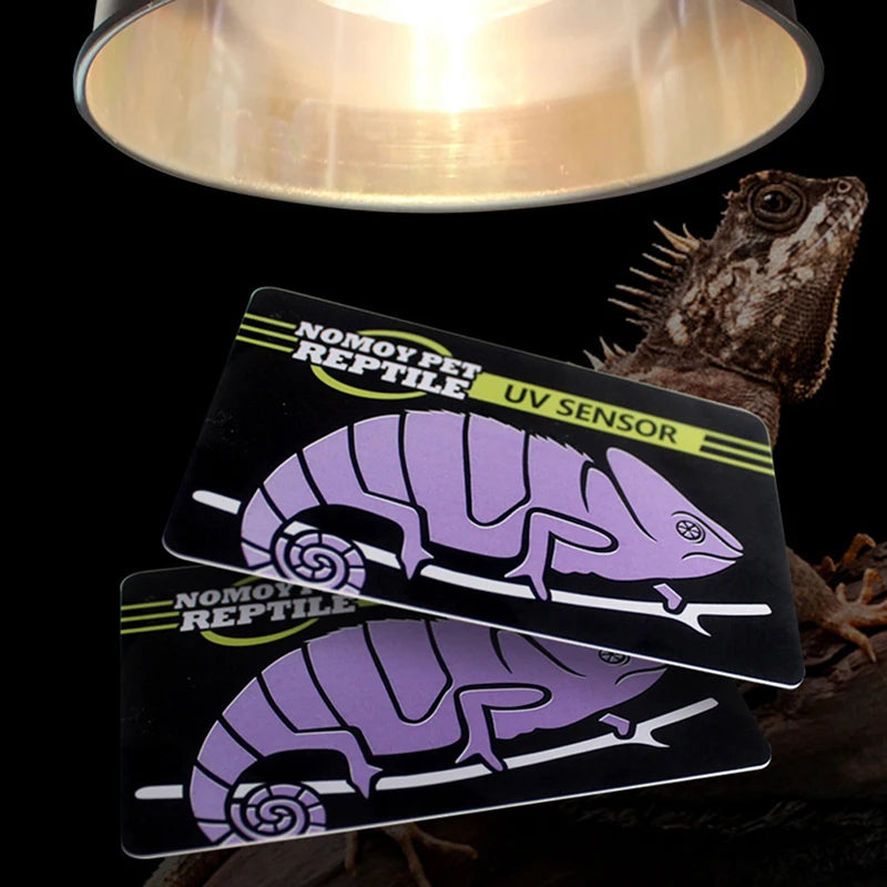 Reptile UV Test Card — UVB Bulb Tester for Terrariums & Basking Lamps