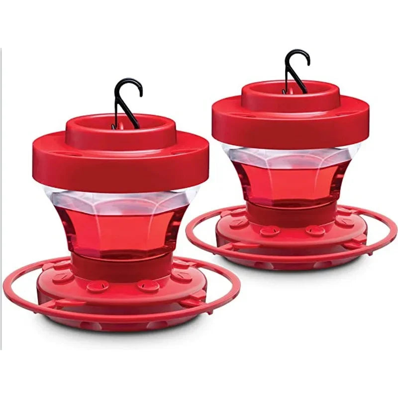 Hummingbird Feeder — Metal Tray Feeder with 8 Feeding Ports for Outdoor Gardens