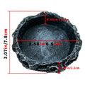 Stone-Texture Reptile Bowl — Food & Water Dish for Bearded Dragons