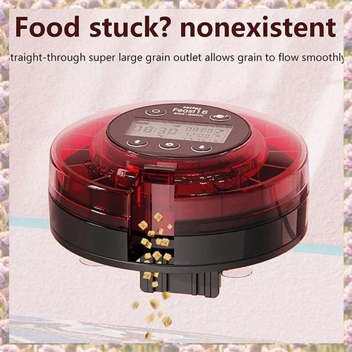 Automatic Aquarium Fish Feeder — Rechargeable Timer with LCD Display