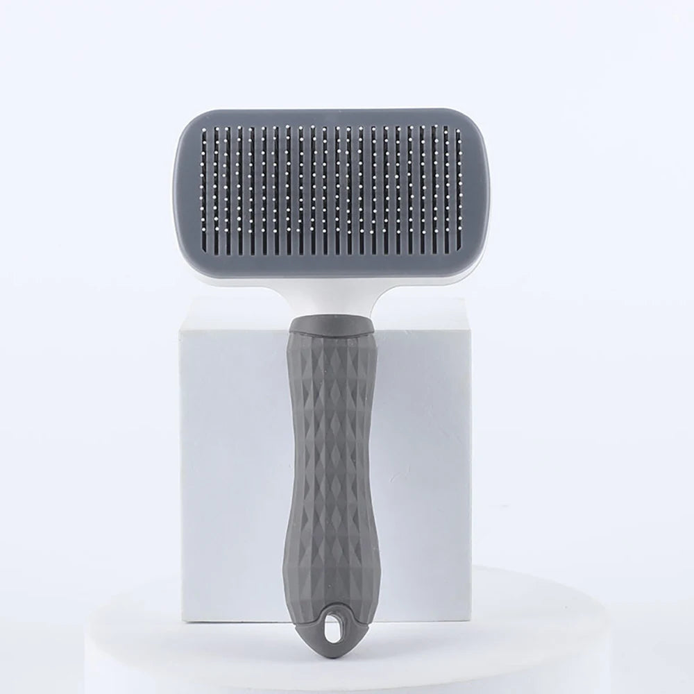 Pet Hair Remover Comb — Detangling Brush for Dogs, Cats & Puppies
