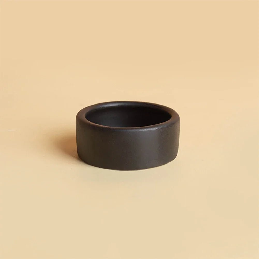 Anti-Escape Ceramic Reptile Bowl — Food & Water Dish for Geckos & Hermit Crabs