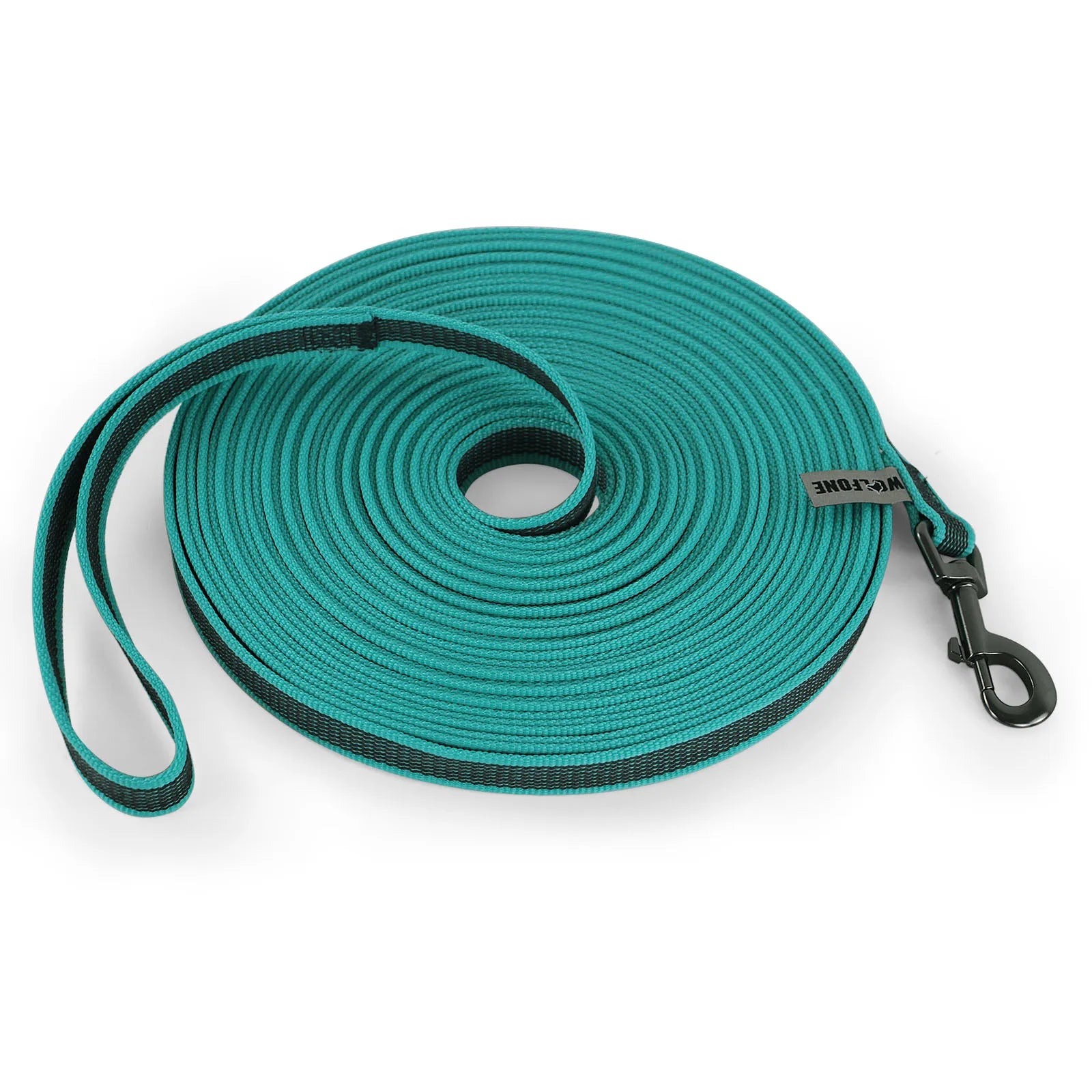 Latex-Silk Dual-Color Training Leash — Multiple Lengths from 1.5m to 15m