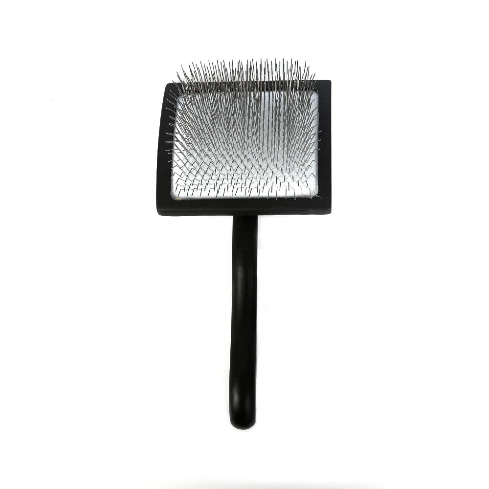 Reusable Pet Hair Remover Brush — Long Handle Lint & Fur Removal Tool