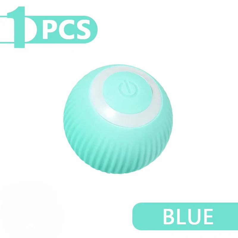 Electronic Rolling Cat Ball — Smart Automatic Indoor Teaser Toy