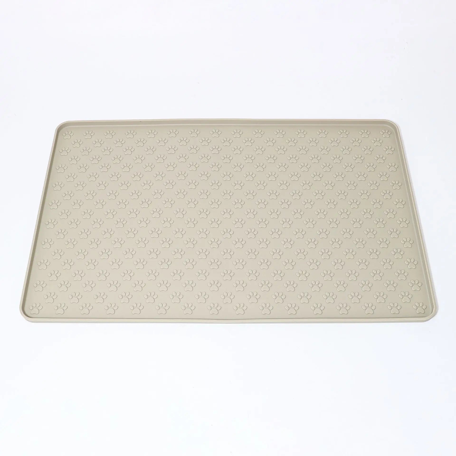 Silicone Pet Feeding Mat — Raised-Edge Placemat for Dog & Cat Bowls