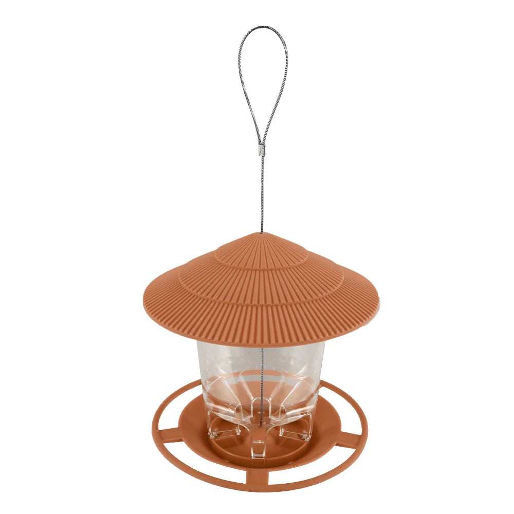Foot-Activated Bird Feeder — Hanging Multi-Hole Dispenser for Outdoor Birds