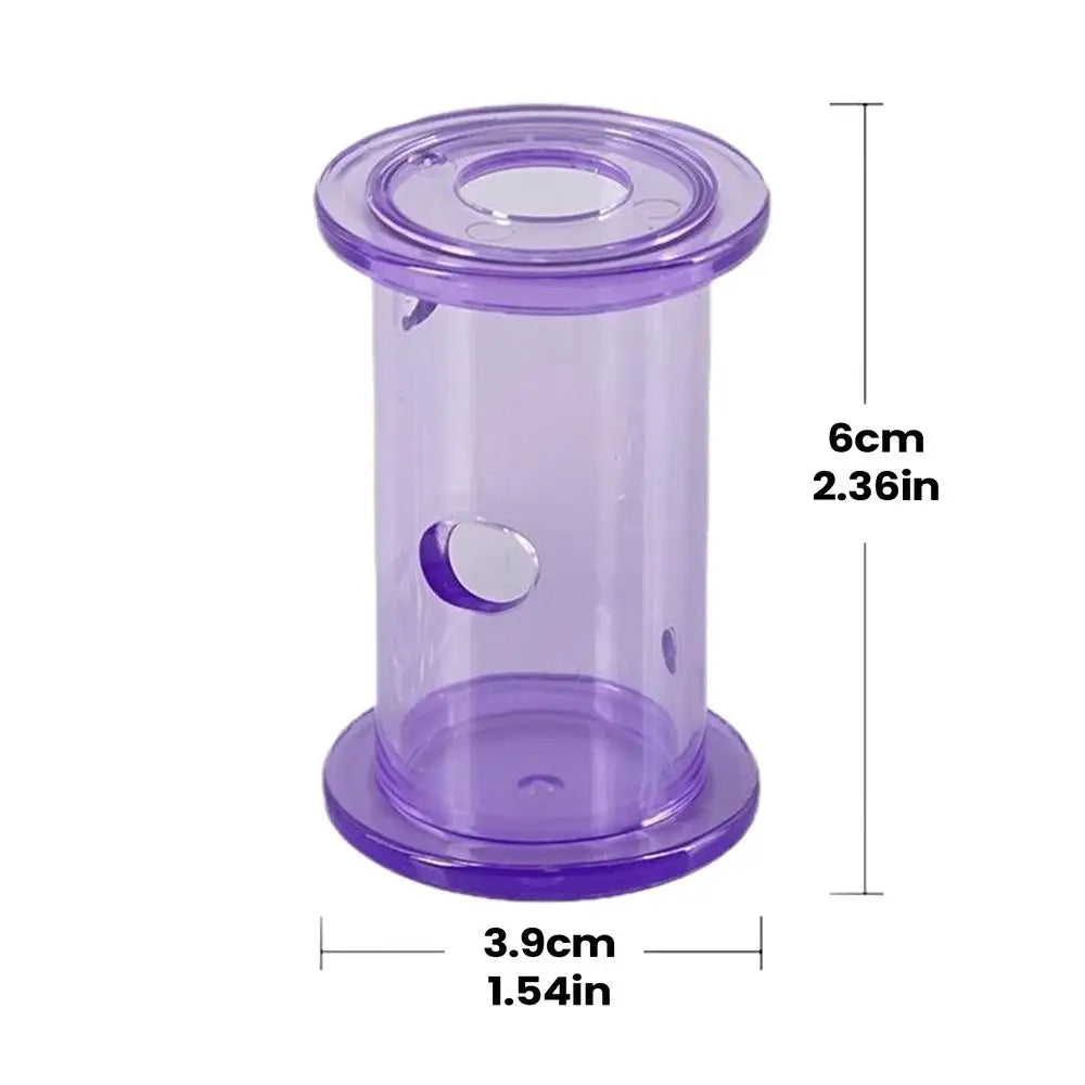 Rolling Slow Feeder Bowl — Foraging Toy for Reptiles, Geckos & Parakeets