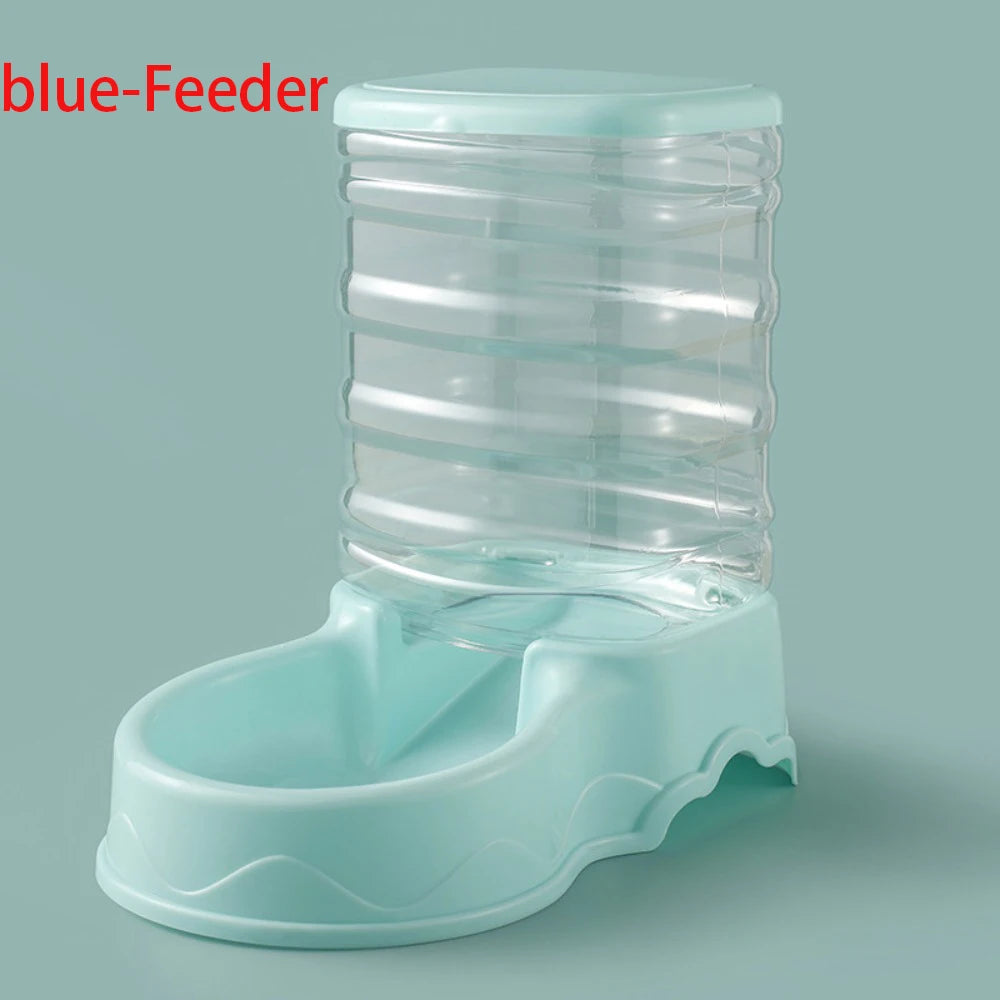 3.8L Automatic Pet Feeder & Water Dispenser — Gravity Bowl for Cats & Dogs