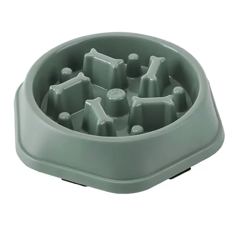 Slow Feeder Dog Bowl — Anti-Gulping Eco-Friendly Feeding Bowl