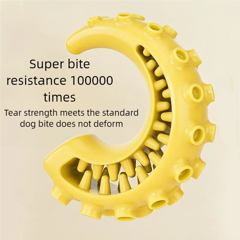 TPR Dog Chew Toy — Bite-Resistant Teeth Cleaning Toy for Small & Medium Dogs