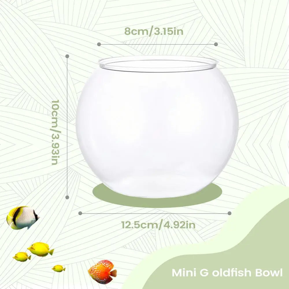 Bubble Fish Bowl — Space-Saving Aquarium Bowl for Table Centerpieces