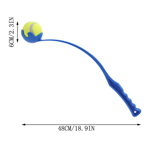 Ball Throwing Stick — Interactive Fetch Toy for Dogs & Cats