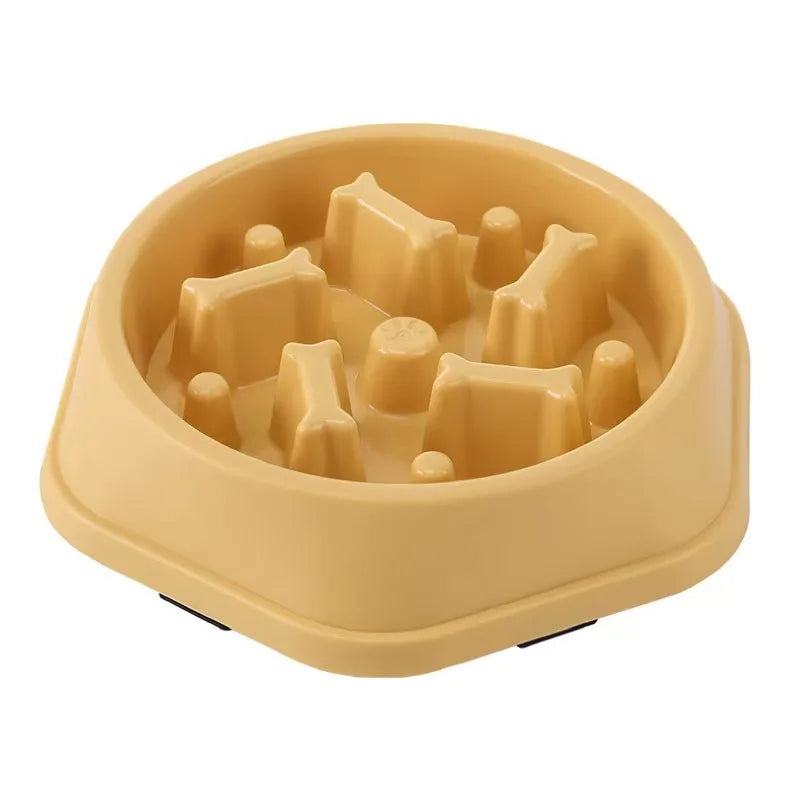 Slow Feeder Dog Bowl — Anti-Gulping Eco-Friendly Feeding Bowl