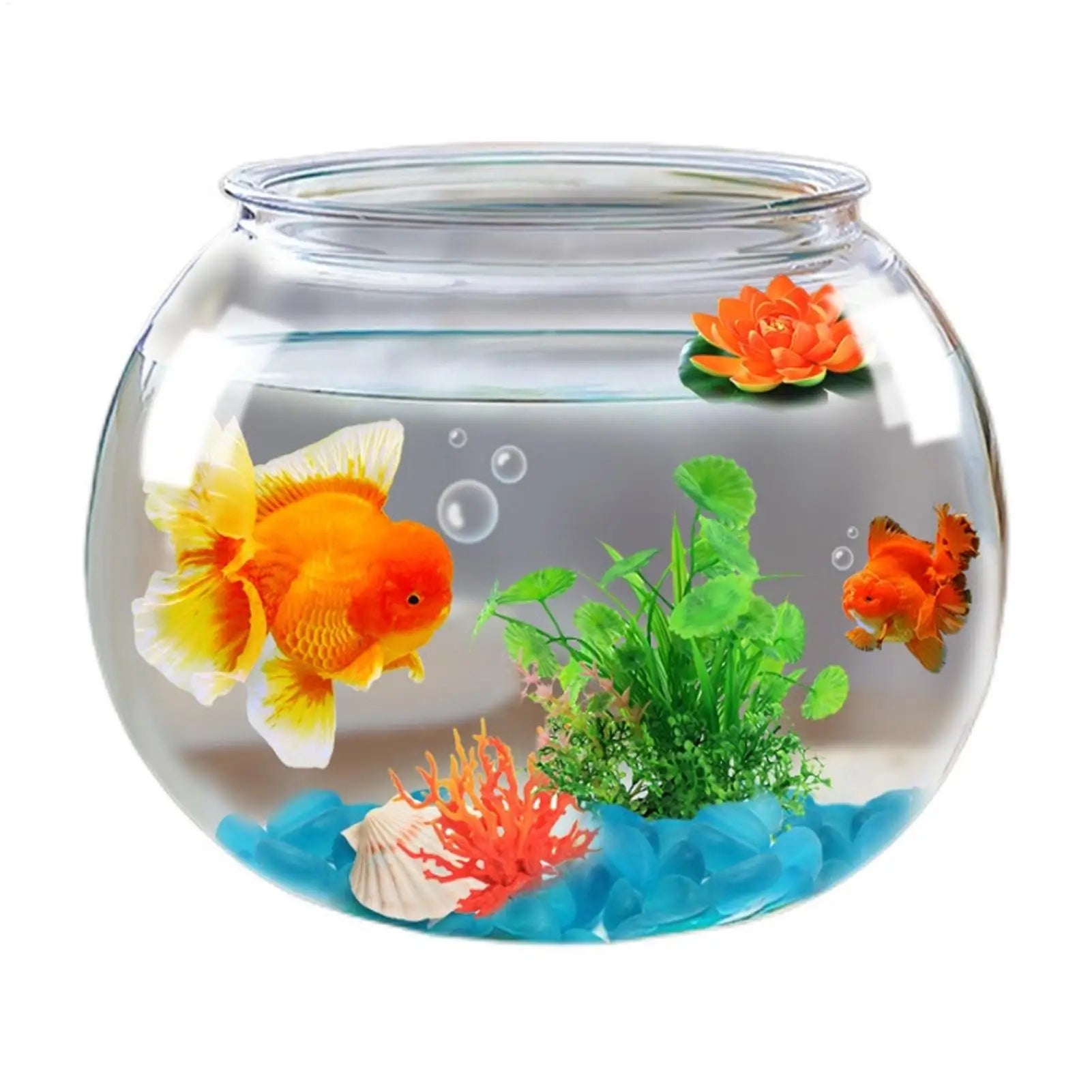Bubble Fish Bowl — Space-Saving Aquarium Bowl for Table Centerpieces