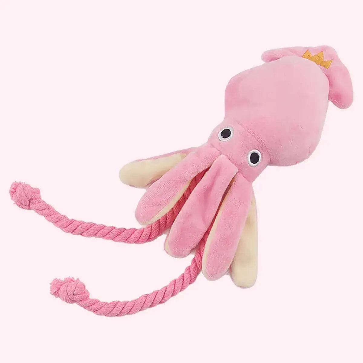 Plush Octopus Rope Toy — Bite-Resistant Chew Toy for Dogs