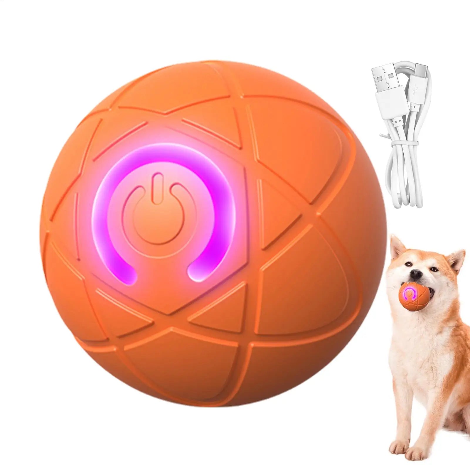 Electric Interactive Ball — Gravity Sensor Smart Toy for Cats & Puppies