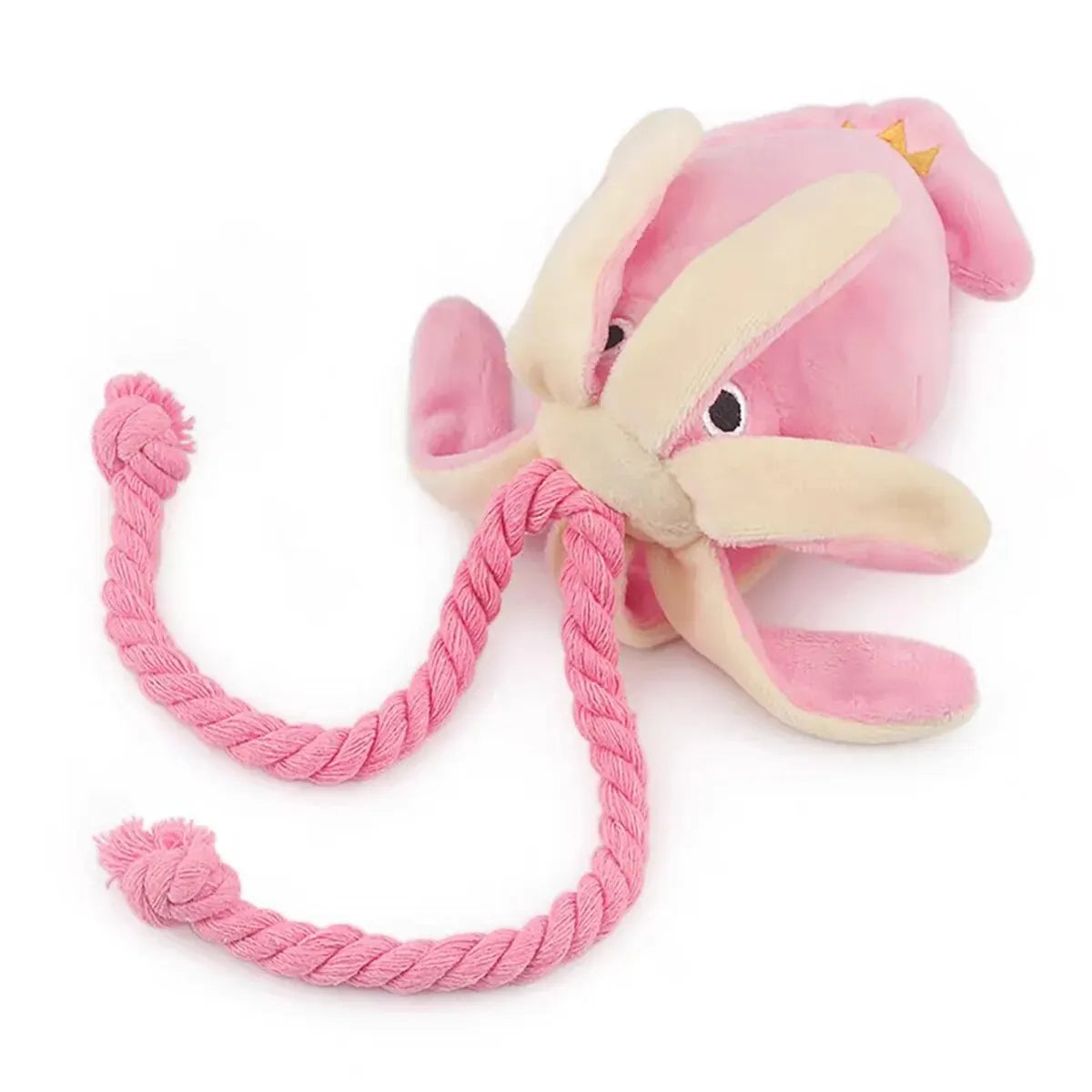 Plush Octopus Rope Toy — Bite-Resistant Chew Toy for Dogs