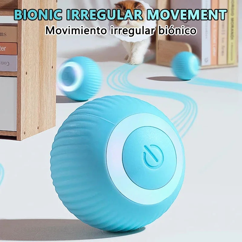 Electronic Rolling Cat Ball — Smart Automatic Indoor Teaser Toy
